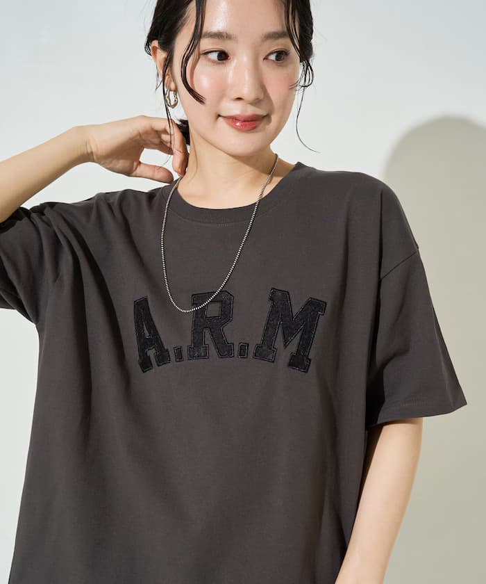 ARM 蕾絲 拼布 刺繡 短袖 T恤【限定款】