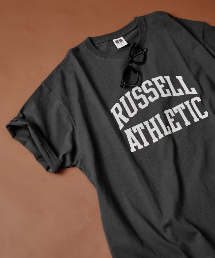 RUSSELL ATHLETIC × FREAK'S STORE 別注絨毛印花短袖T恤【限定展開】