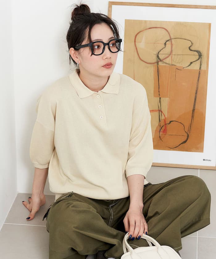 夏季針織半袖Polo衫【限定展開】