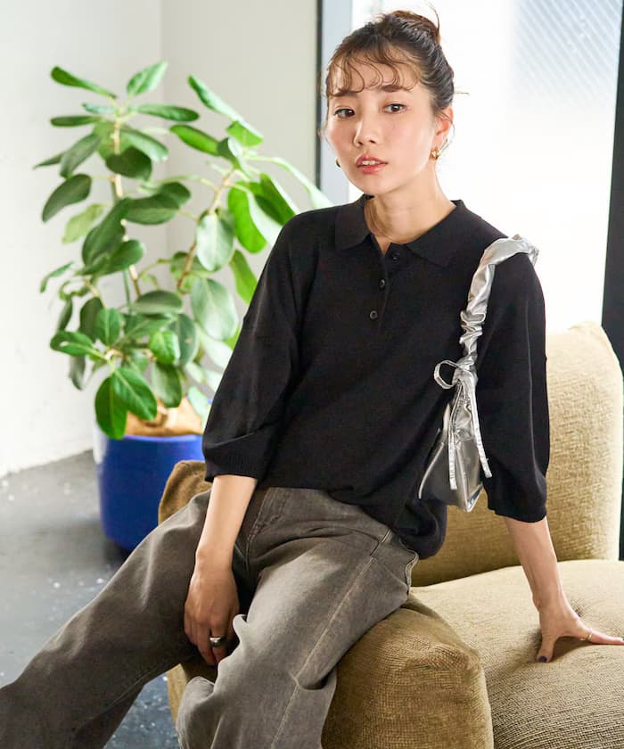夏季針織半袖Polo衫【限定展開】