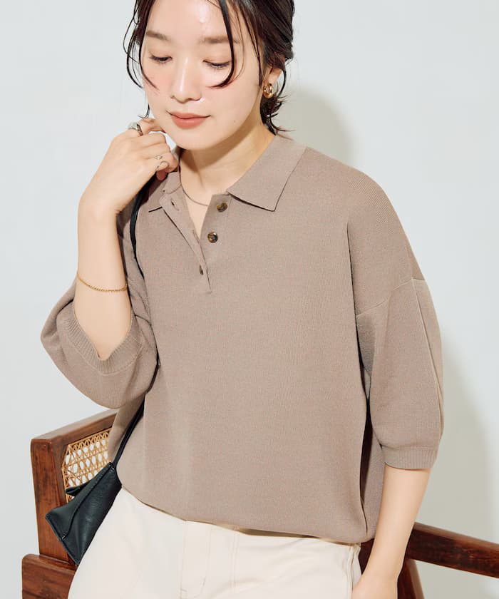 夏季針織半袖Polo衫【限定展開】