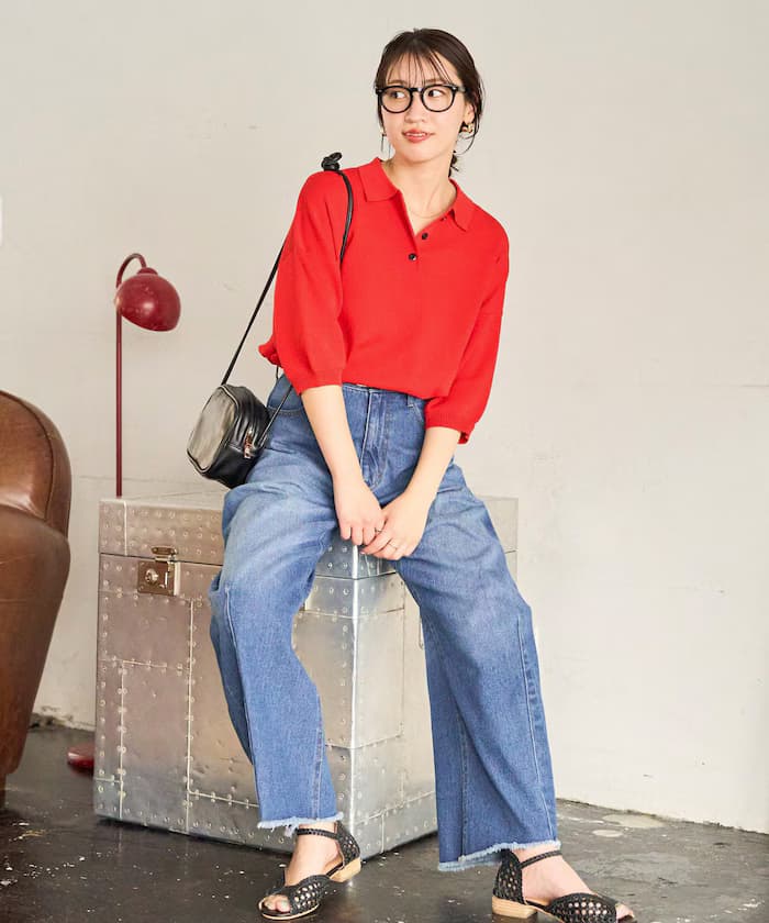 夏季針織半袖Polo衫【限定展開】