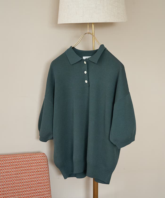 夏季針織半袖Polo衫【限定展開】