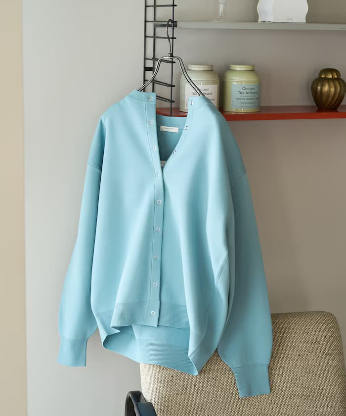 鈕扣針織開衫【限定展開】