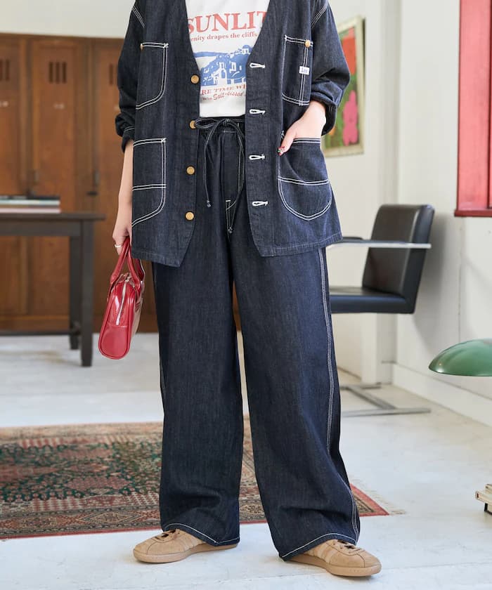 Lee × FREAK'S STORE 別注鬆緩易穿丹寧褲【限定展開】