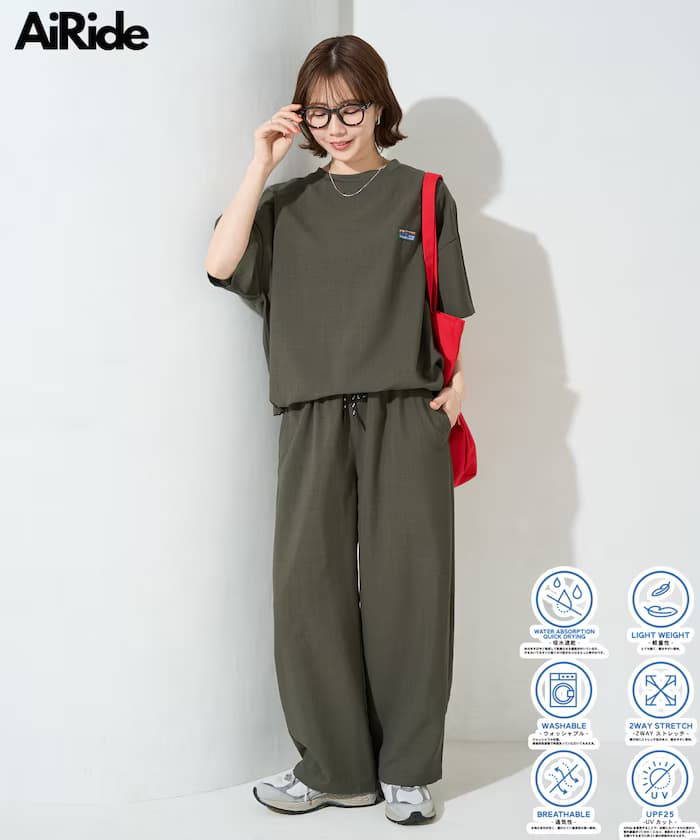 <UVカット・吸水速乾・ストレッチ>AiRide(エアライド) 半袖 TEE セットアップ【限定展開】

抗UV・吸水速乾・彈性 AiRide 短袖上衣套裝【限定展開】