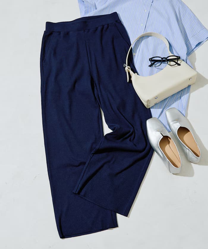 自剪寬版鬆緊褲子【限定展開】