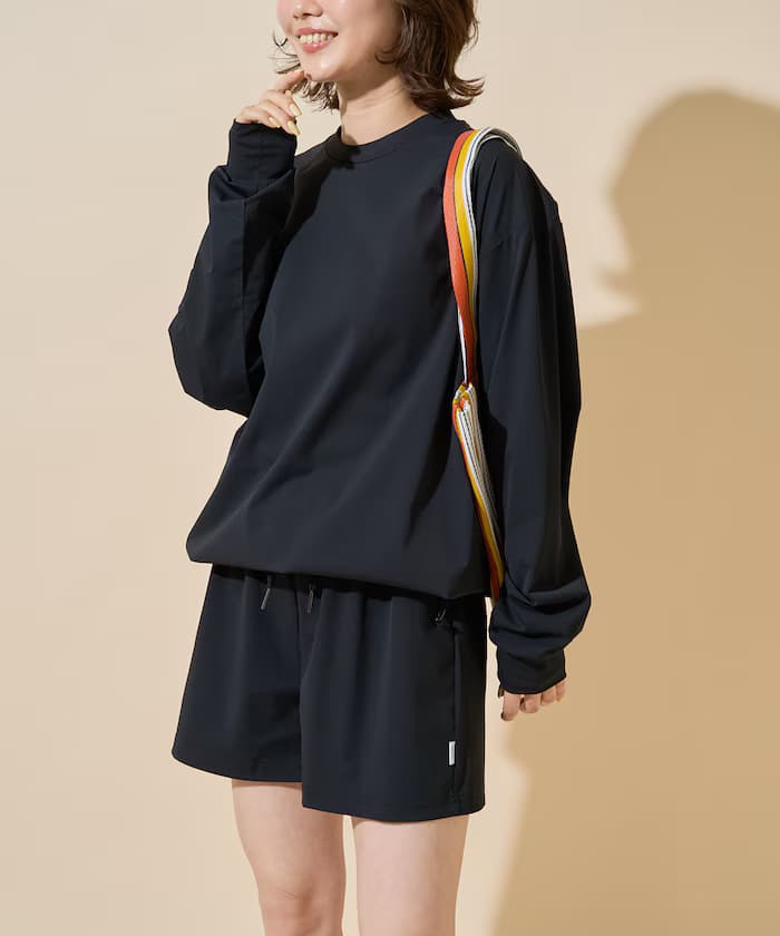 TAION × FREAK'S STORE 聯名限定 抗UV 吸濕排汗 涼感 抗菌 彈性 長袖上衣短褲套裝【限定款】