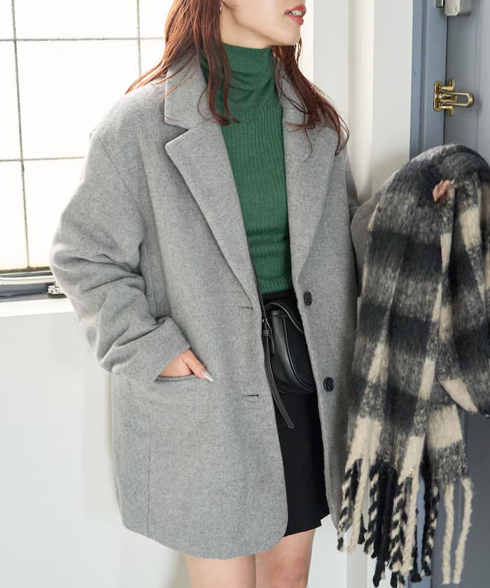 雙面精紡西裝外套大衣【限定展開】