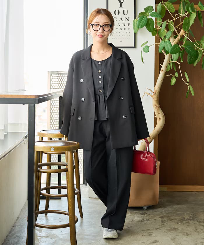雙排扣裁縫外套【限定展開】