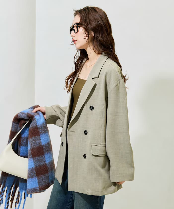 雙排扣裁縫外套【限定展開】