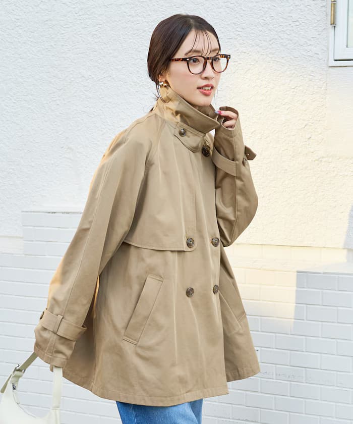 短版風衣外套【限定展開】