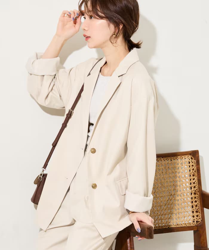 TR單排釦西裝外套(套裝對應)【限定展開】