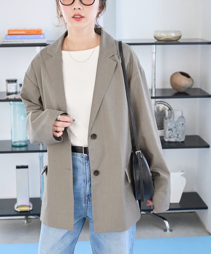 TR單排釦西裝外套(套裝對應)【限定展開】