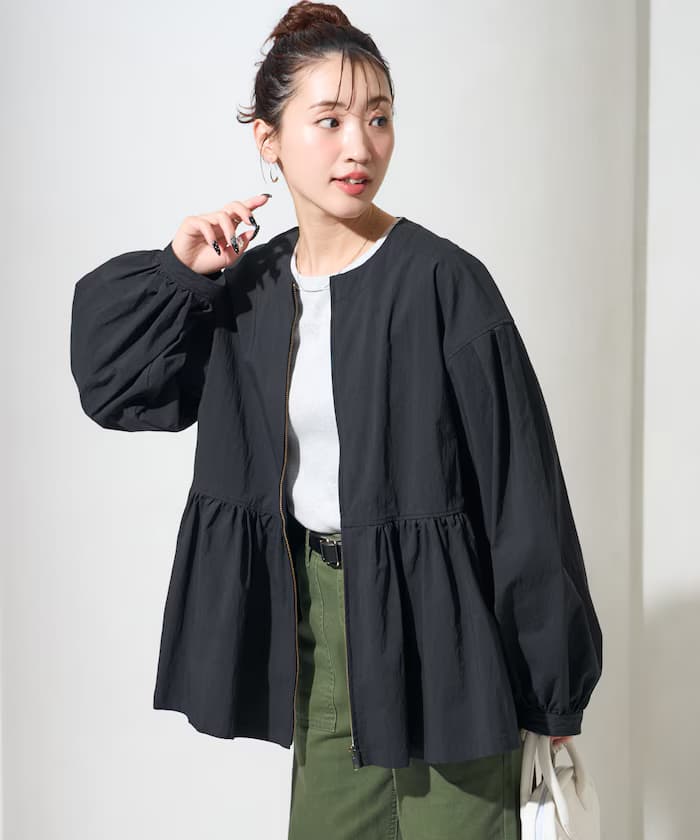 層次切替喇叭外套【限定展開】