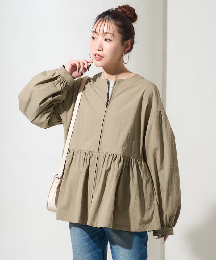 層次切替喇叭外套【限定展開】