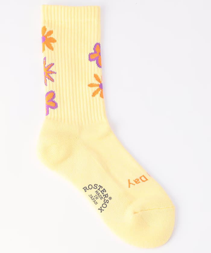 DE LA 花卉印花襪子【限定展開】