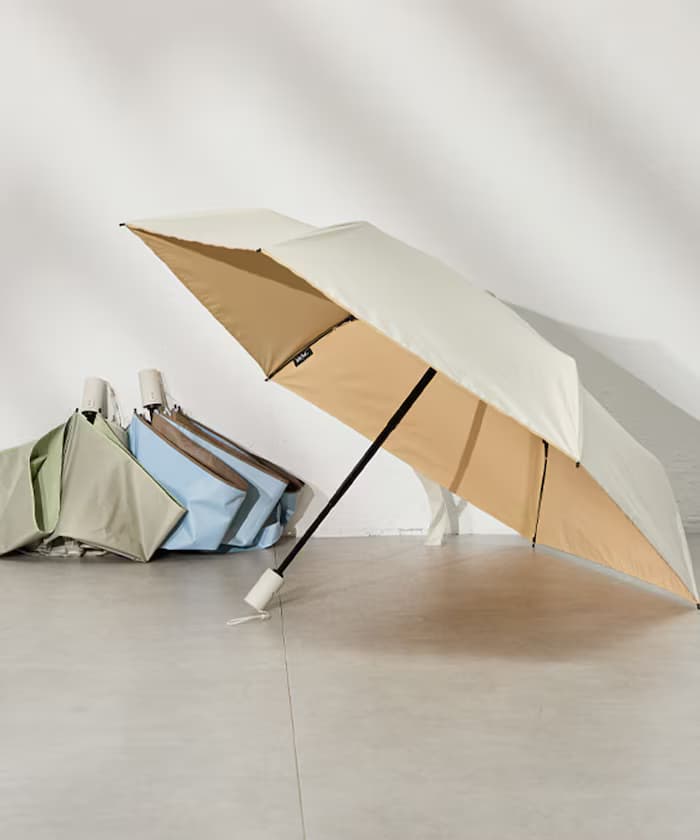 晴雨兼用 自動開閉折傘 抗UV遮光 55cm