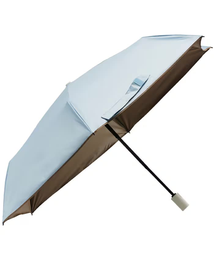 晴雨兼用 自動開閉折傘 抗UV遮光 55cm