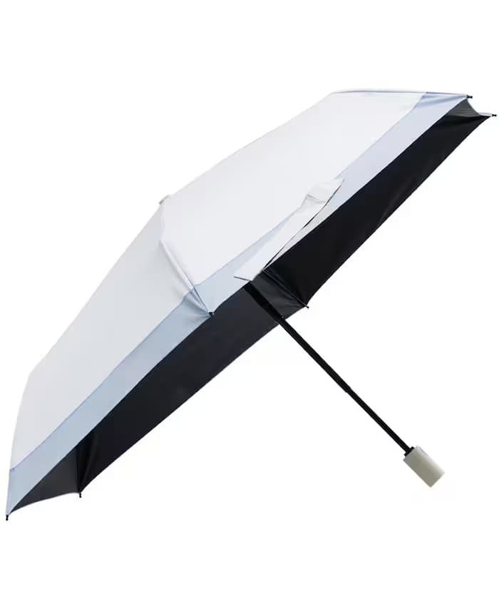 晴雨兼用 自動開閉折傘 抗UV遮光 55cm