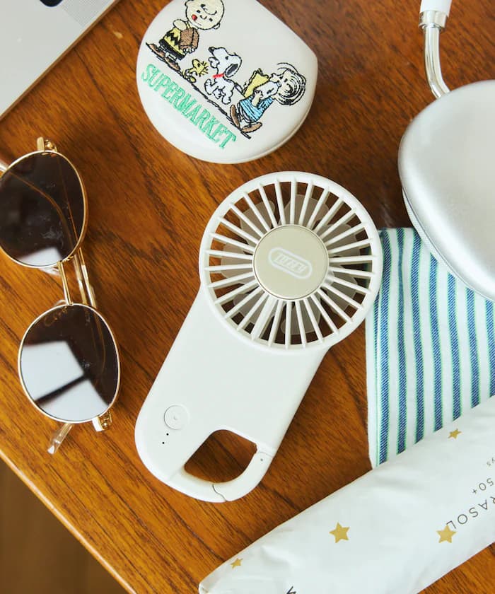 Toffy 薄型涼感掛勾風扇