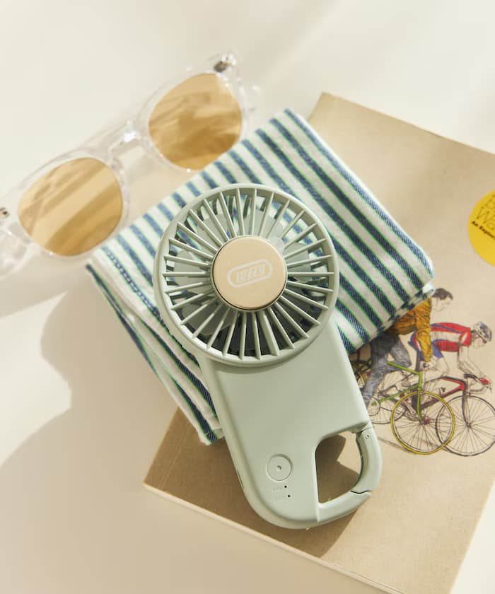 Toffy 薄型涼感掛勾風扇