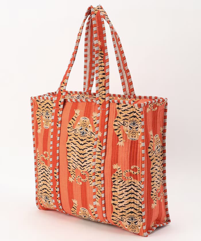 TIGER QUILT BAG 托特包