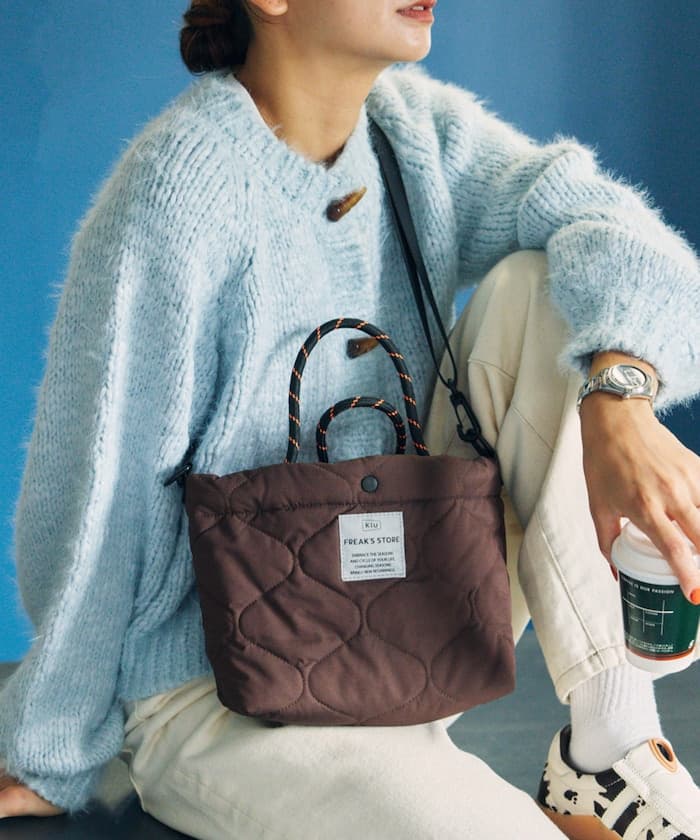 KiU × FREAK'S STORE 別注PADDED DAY TOTE MINI 迷你包包 撥水