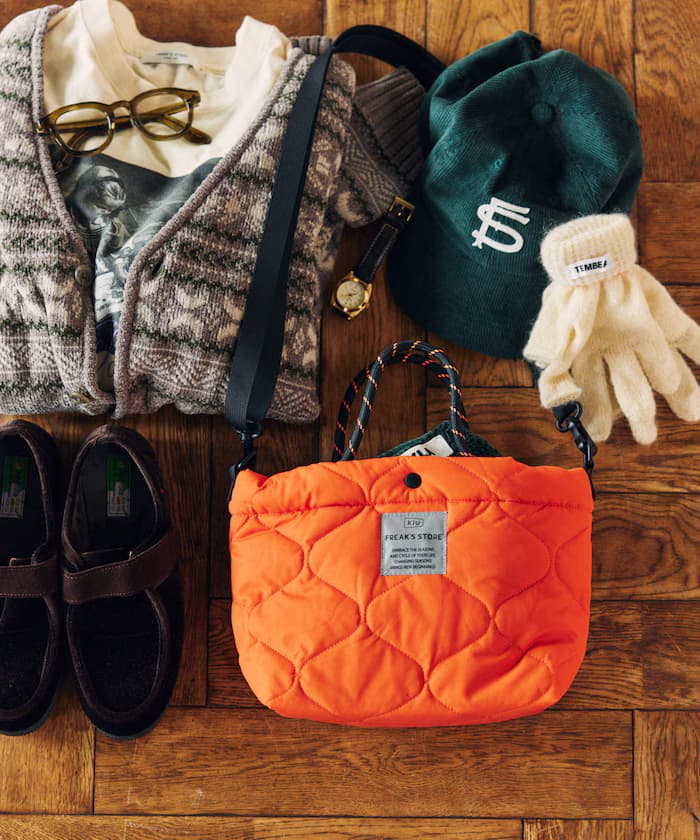 KiU × FREAK'S STORE 別注PADDED DAY TOTE MINI 迷你包包 撥水