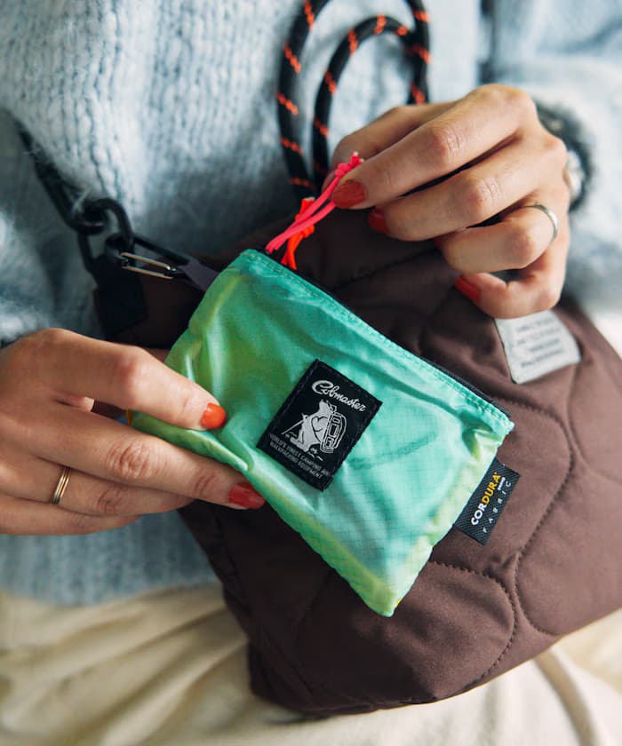 Cobmaster × FREAK'S STORE 別注撥水CORDURA RIP FLAT POUCH