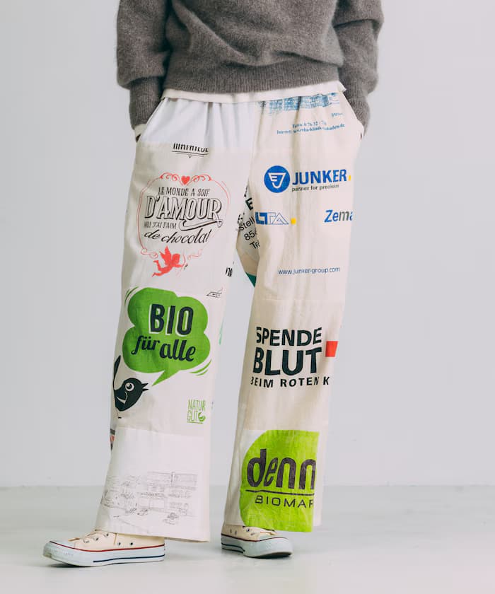 vintageヨーロピアンエコ包包リメイク褲子