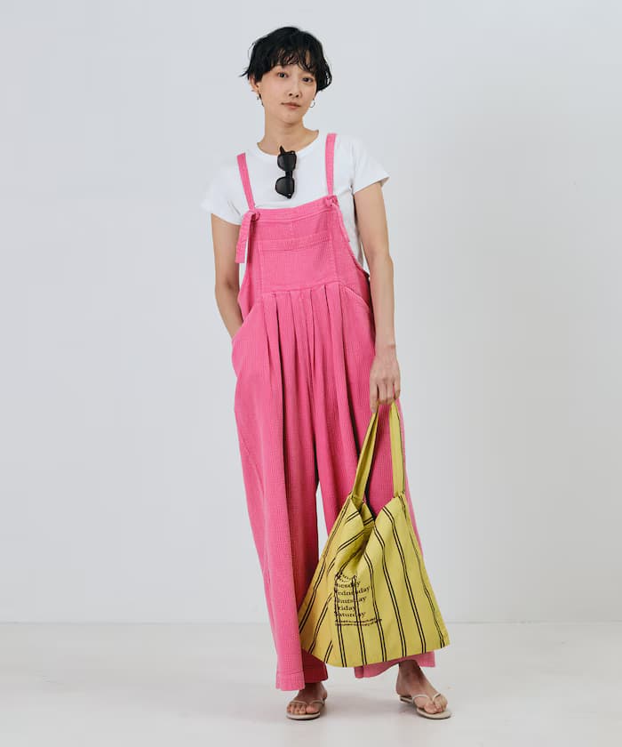 印度雙紗喇叭連身褲