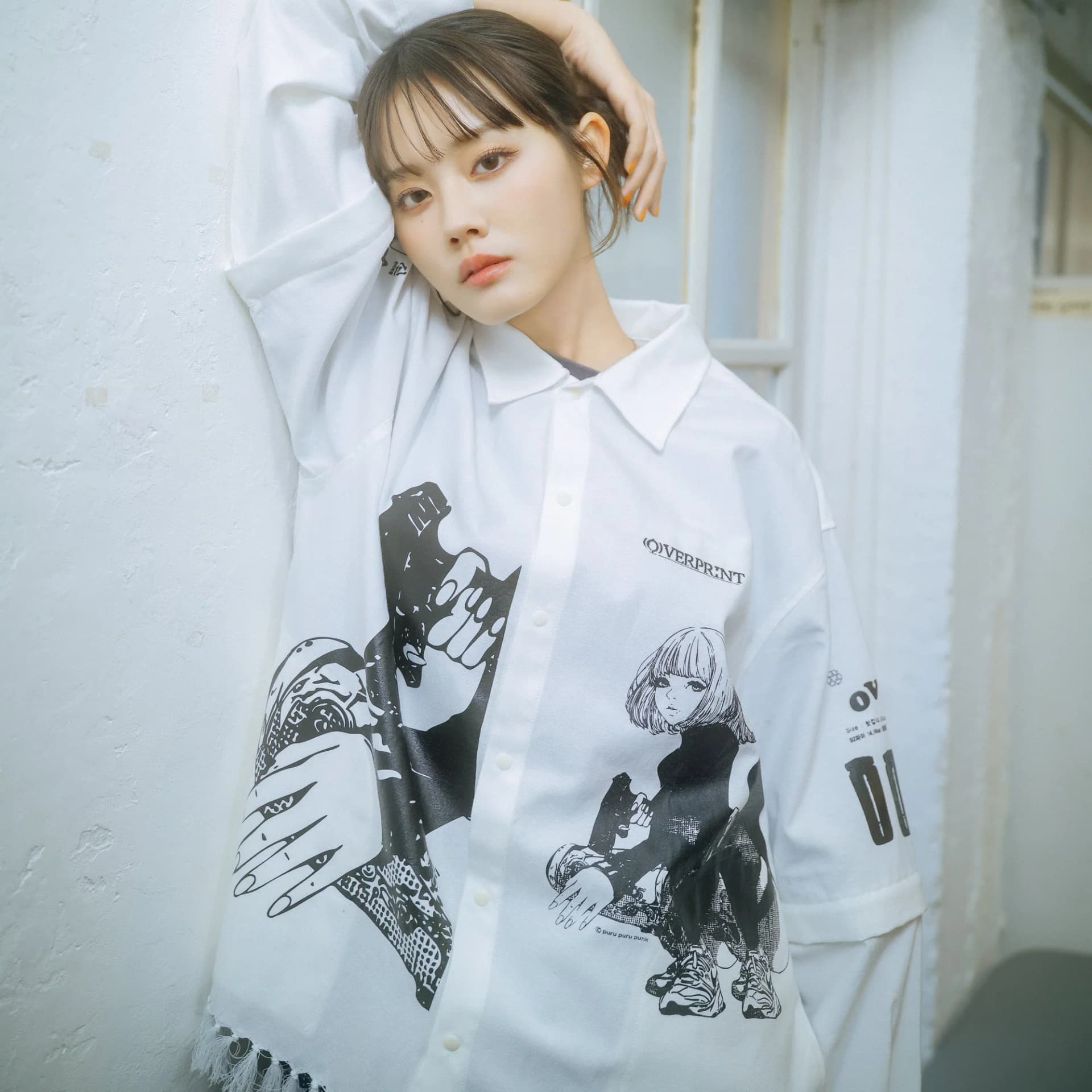 purupuru ARM ZIP SHIRTS
