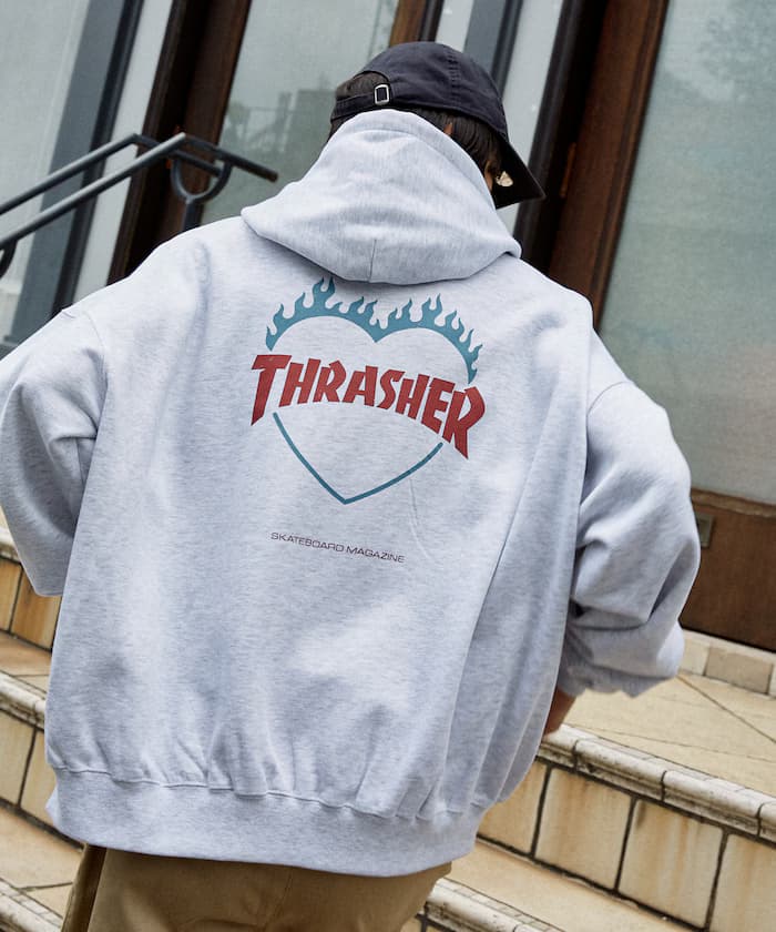 別注 HEART LOGO ZIP PARKA【限定展開】