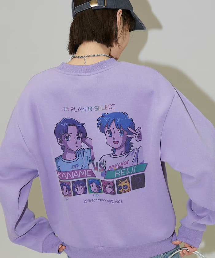 マリマリマリー×PUBLUX かなめvsレイジ 印花衛衣/裡起毛【限定展開】