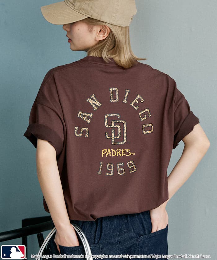 【機能素材】MLB 聯名限定 豹紋Logo T恤【限定款】