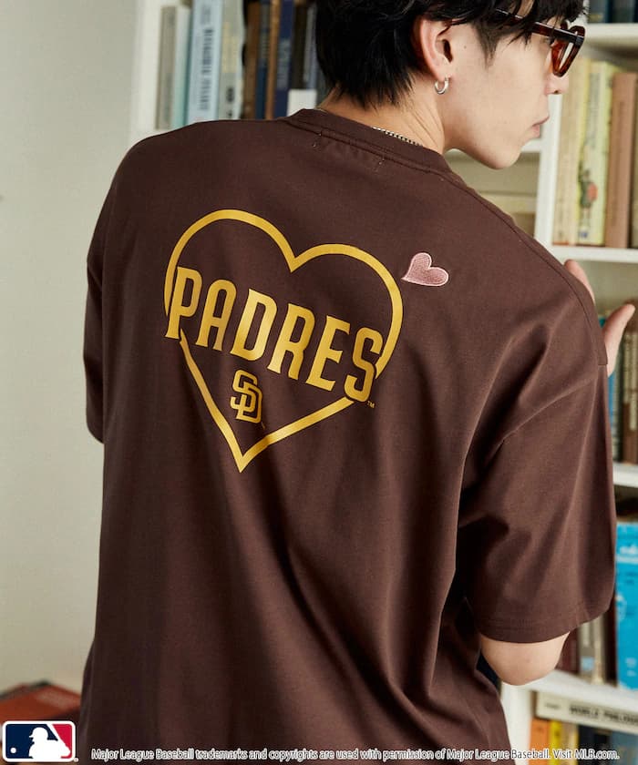 機能性素材別注 MLB 背面印花愛心 T恤 限定展開
