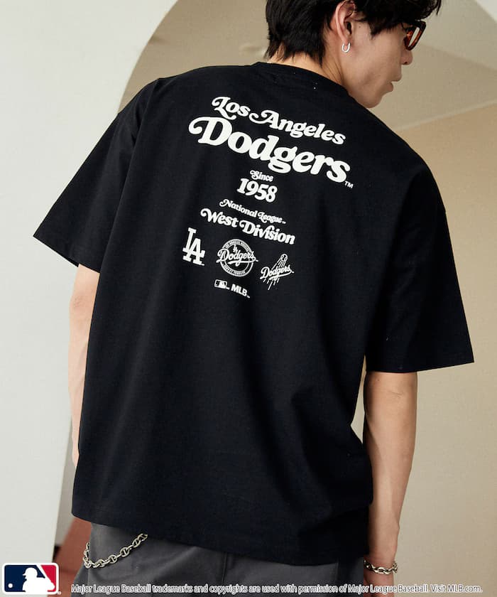 【機能素材】MLB 聯名限定 字體設計 Logo T恤【限定款】