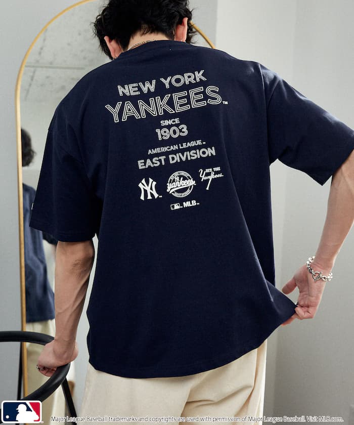 【機能素材】MLB 聯名限定 字體設計 Logo T恤【限定款】