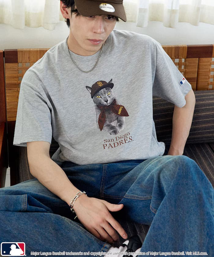 【機能素材】MLB 聯名限定 動物印花 T恤【限定款】