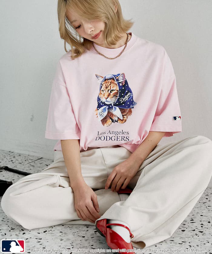【機能素材】MLB 聯名限定 動物印花 T恤【限定款】