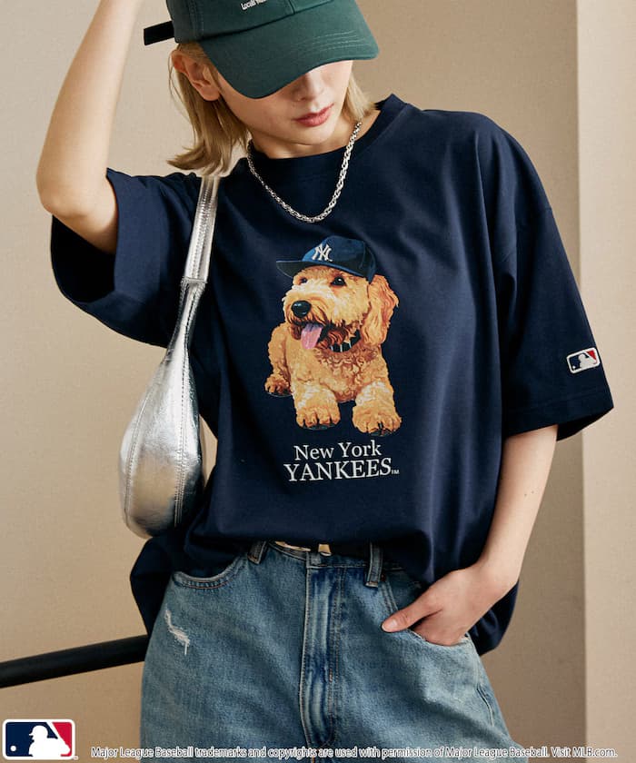 【機能素材】MLB 聯名限定 動物印花 T恤【限定款】