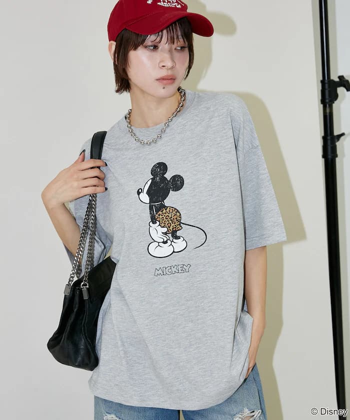 機能性素材 Mickey Mouse & Minnie Mouse 米奇&米妮 人臉T恤 限定展開