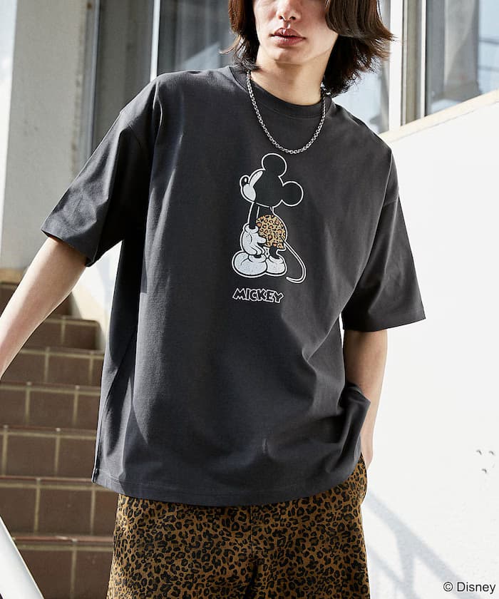 機能性素材 Mickey Mouse & Minnie Mouse 米奇&米妮 人臉T恤 限定展開