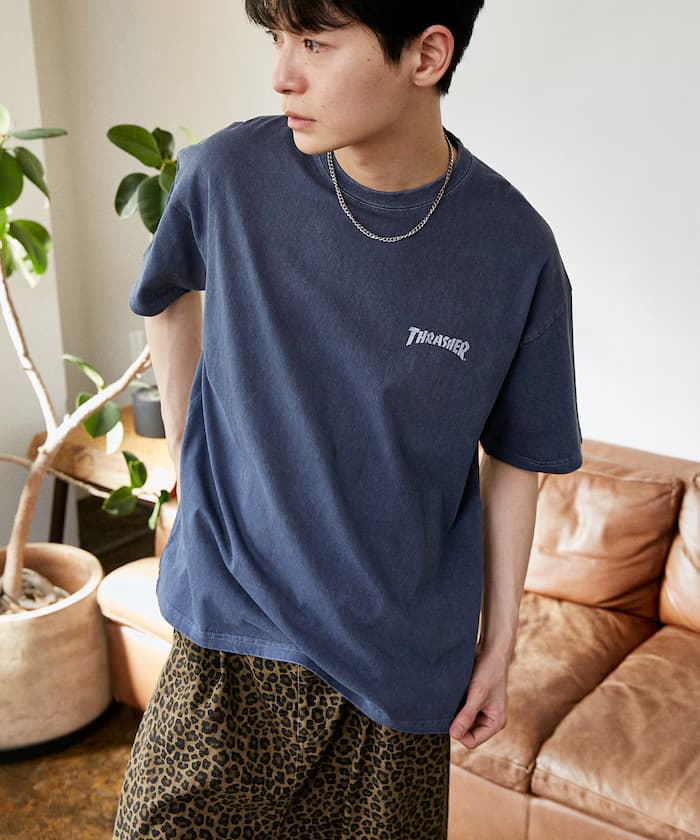 THRASHER × PUBLUX 別注背面印花標誌T恤 限定展開