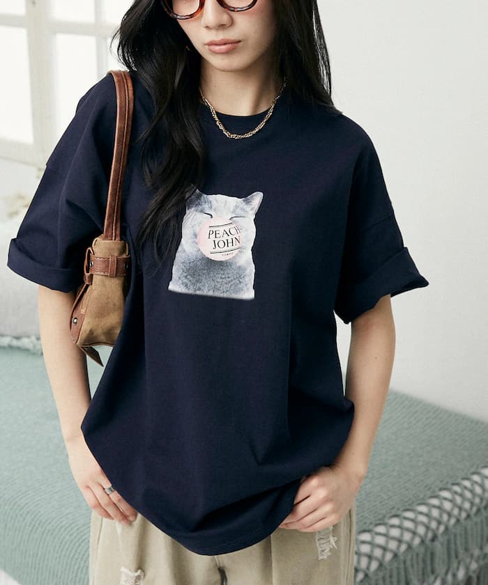 PUBLUX 聯名限定 澎袖貓咪LOGO 短袖T恤【4月10日10時發售】