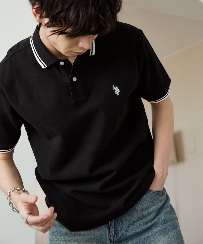 別注單點繡鹿之子Polo衫限定展開