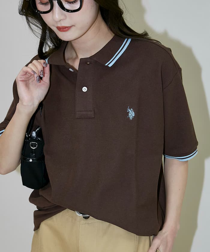 別注單點繡鹿之子Polo衫限定展開