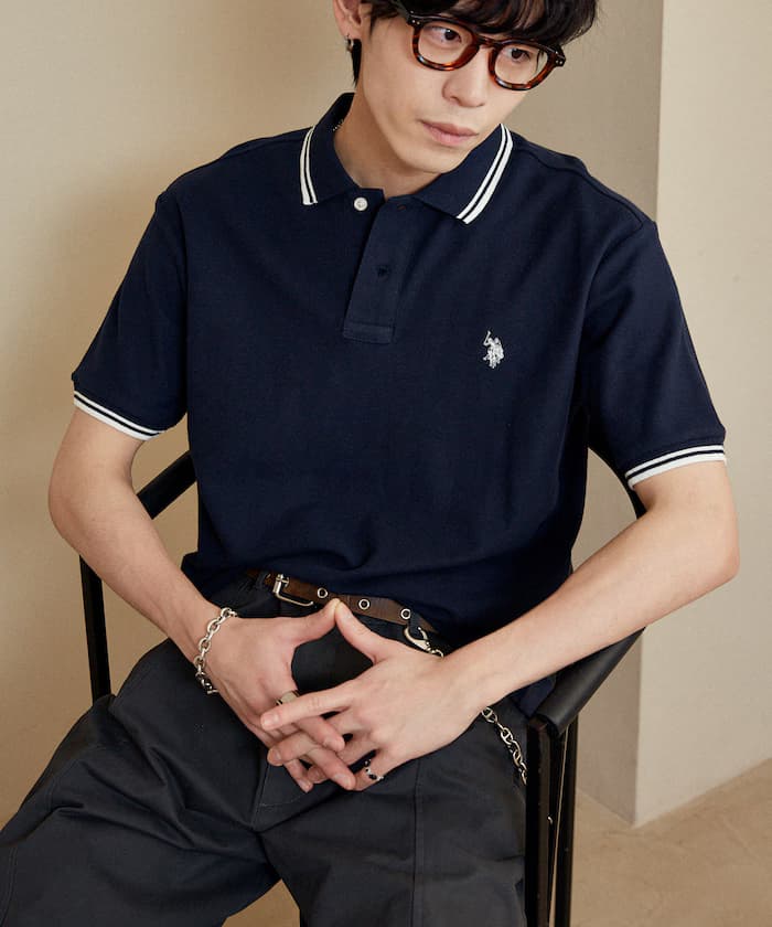 別注單點繡鹿之子Polo衫限定展開