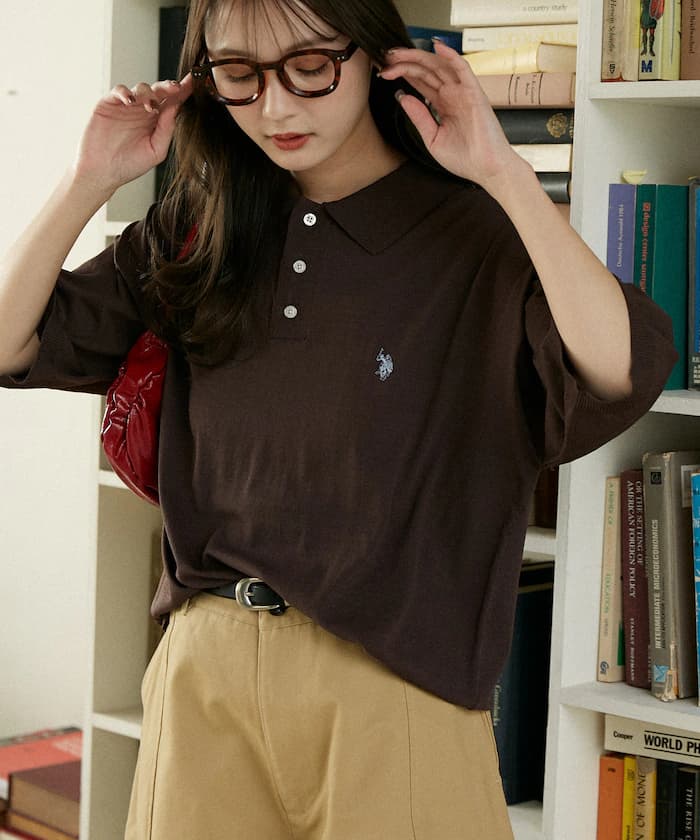 ＜接觸冷感＞別注 夏季針織衫 POLO 限定展開